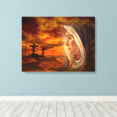 賛美ヴァージン – 神の母 キャンバスプリント (インサイチュ (ウッドフロア))