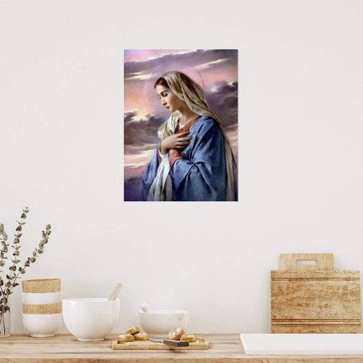 賛美ヴァージン – 神の母 ポスター (キッチン)
