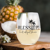 賛美上!ジャマイカテーマステムレスワイングラス ステムなしワイングラス