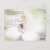 賛美主の信頼を寄せる者は ポストカード (裏面)