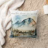 賛美主よおお魂よ詩篇104:11 クッション (ブランケット)