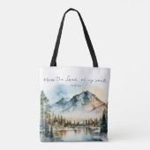 賛美主よおお魂よ詩篇104:11 トートバッグ (裏面)