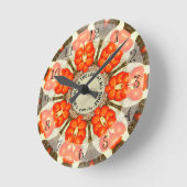 「賛美主よ、常に」秋 ラウンド壁時計 (傾斜)