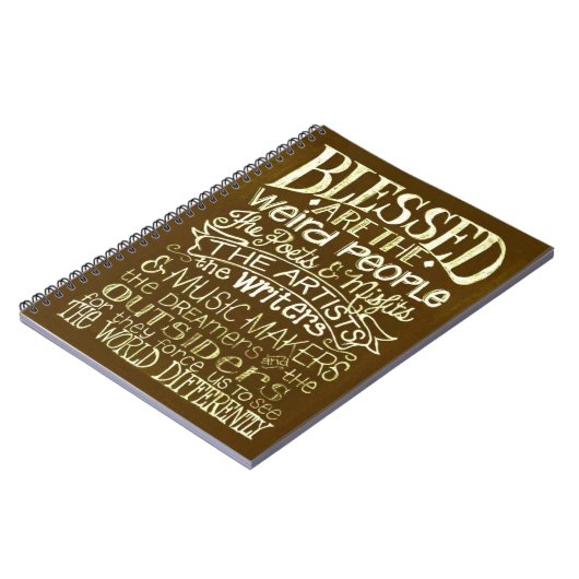 賛美人は風変わり... ノートブック (左側)