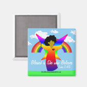 賛美信じは天使の磁石だ マグネット (正面/裏面)