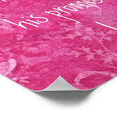 賛美信じ聖句の女 ポスター (角)