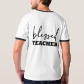 賛美先生タイポグラフィ Tシャツ (裏面)