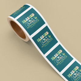 賛美先生新学期デザイン スクエアシール