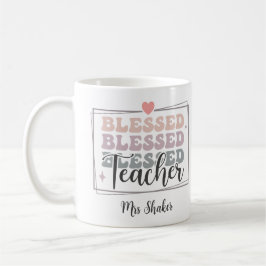 賛美先生鑑賞名前をカスタムするありがとう コーヒーマグカップ