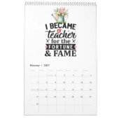 賛美先生 カレンダー (2月 2027)