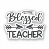 賛美先生 シール (正面)