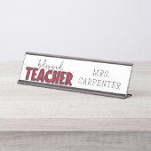 賛美先生 デスクネームプレート (正面)