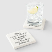 賛美前の食べ物…… ストーンコースター (横)