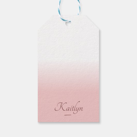 賛美名前をカスタムするピンクグリッターカラーF3C0C0 ギフトタグ