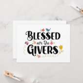 賛美君と同じようにギバーだ感謝してい! カード (正面/裏面インサイチュ)