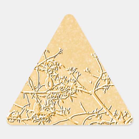 賛美君_ 三角形シール (正面)