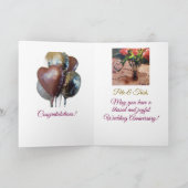 賛美周年記念カード カード (内部)