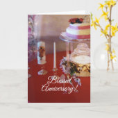 賛美周年記念カード カード (黄色い花)