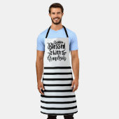 賛美子と エプロン (着用した状態)