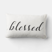 賛美宗教恵み謝恩引用文 ランバークッション (裏面)