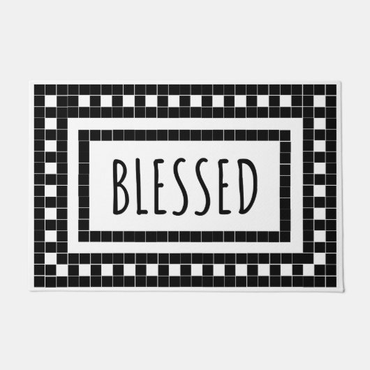 賛美家のインスパイアタイル形式 ドアマット (正面)