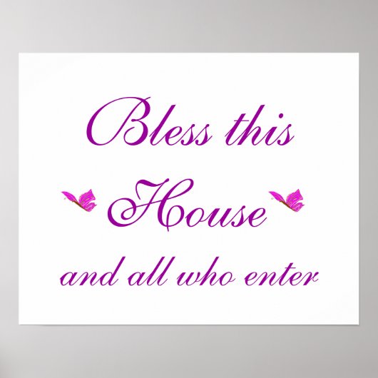 賛美家 – ポスター (正面)