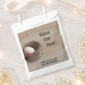 賛美巣、ネスティングパーティー フェイバーバッグ (クリップ留めされた状態)