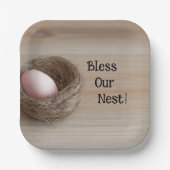 賛美巣、ネスティングパーティー ペーパープレート (正面)