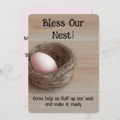 賛美巣、ネスティングパーティー 招待状 (正面/裏面)