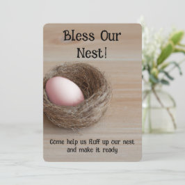 賛美巣、ネスティングパーティー 招待状