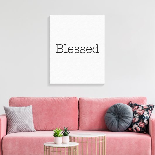 賛美引用文感動的引用文 キャンバスプリント (インサイチュ (リビング))