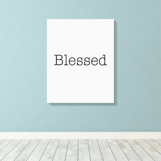 賛美引用文感動的引用文 キャンバスプリント (インサイチュ (ウッドフロア))