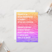 賛美彼は…… カード (正面/裏面インサイチュ)