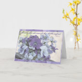 賛美悔やみや弔慰 カード (黄色い花)