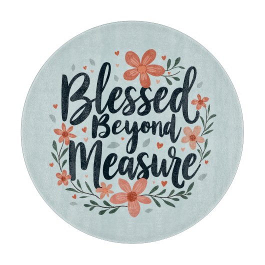 賛美感動的フローラ芸術 カッティングボード (正面)