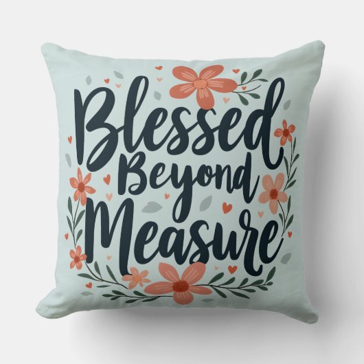 賛美感動的フローラ芸術 クッション (正面)