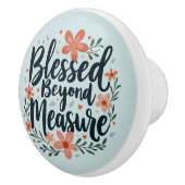 賛美感動的フローラ芸術 セラミックノブ (右)