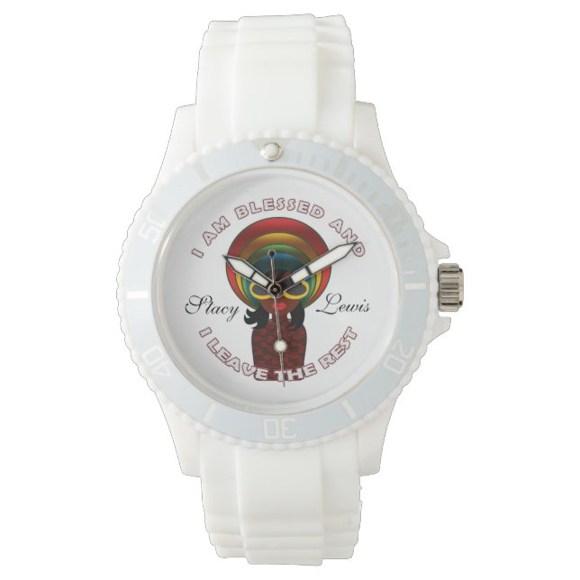 賛美感動的感謝のカスタム 腕時計 (正面)