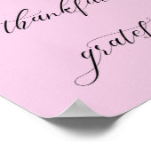 賛美感謝スピリチュアル引用文 ポスター (角)