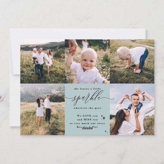 賛美数々のエレガントフォトスター シーズンカード (裏面)