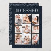 賛美数々のクリスマス・フォト・ホリデー・カード シーズンカード (正面/裏面)