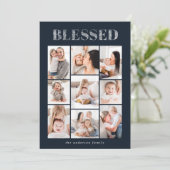 賛美数々のクリスマス・フォト・ホリデー・カード シーズンカード (スタンド正面)