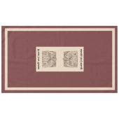 賛美文字と画像テンプレート60 x 104付きこの家 テーブルクロス (正面(横))