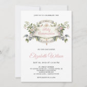 賛美日初の聖餐式フローラ 招待状 (正面)