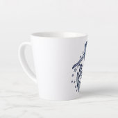 賛美月の女神 カフェラテマグ (左アングル)