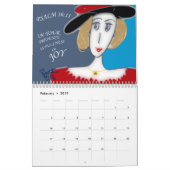 賛美歌のカレンダー カレンダー (2月 2019)