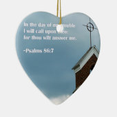 賛美歌の聖書の詩の宗教クリスマスのオーナメント セラミックオーナメント (右)