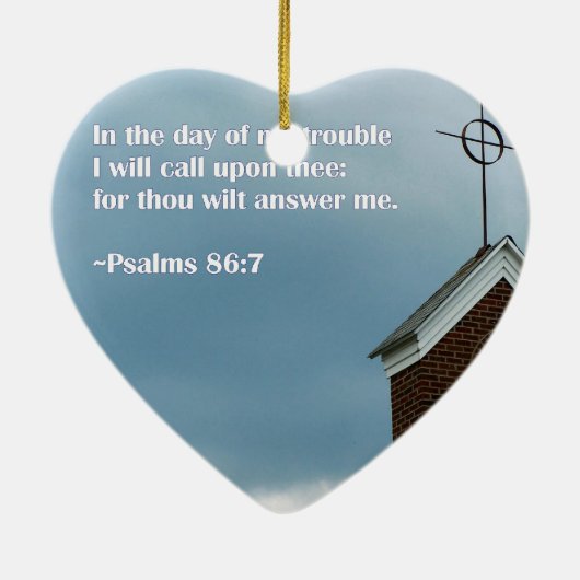 賛美歌の聖書の詩の宗教クリスマスのオーナメント セラミックオーナメント (裏面)