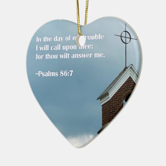 賛美歌の聖書の詩の宗教クリスマスのオーナメント セラミックオーナメント (左)