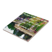 賛美歌の116:15を記念して タイル (側面)